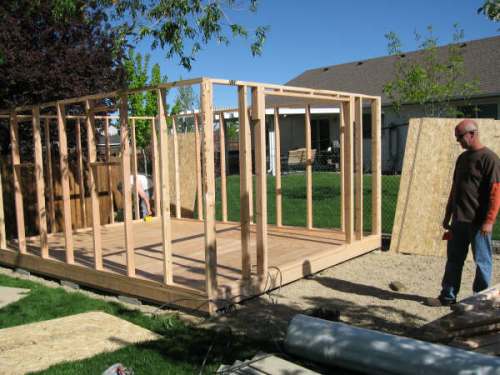 Building a Wood Shed