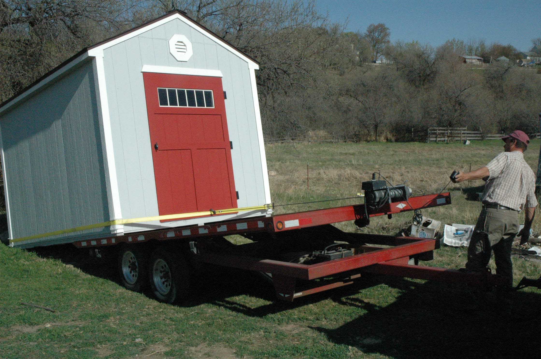 Home » Shed Plans » Building A Shed On A Trailer